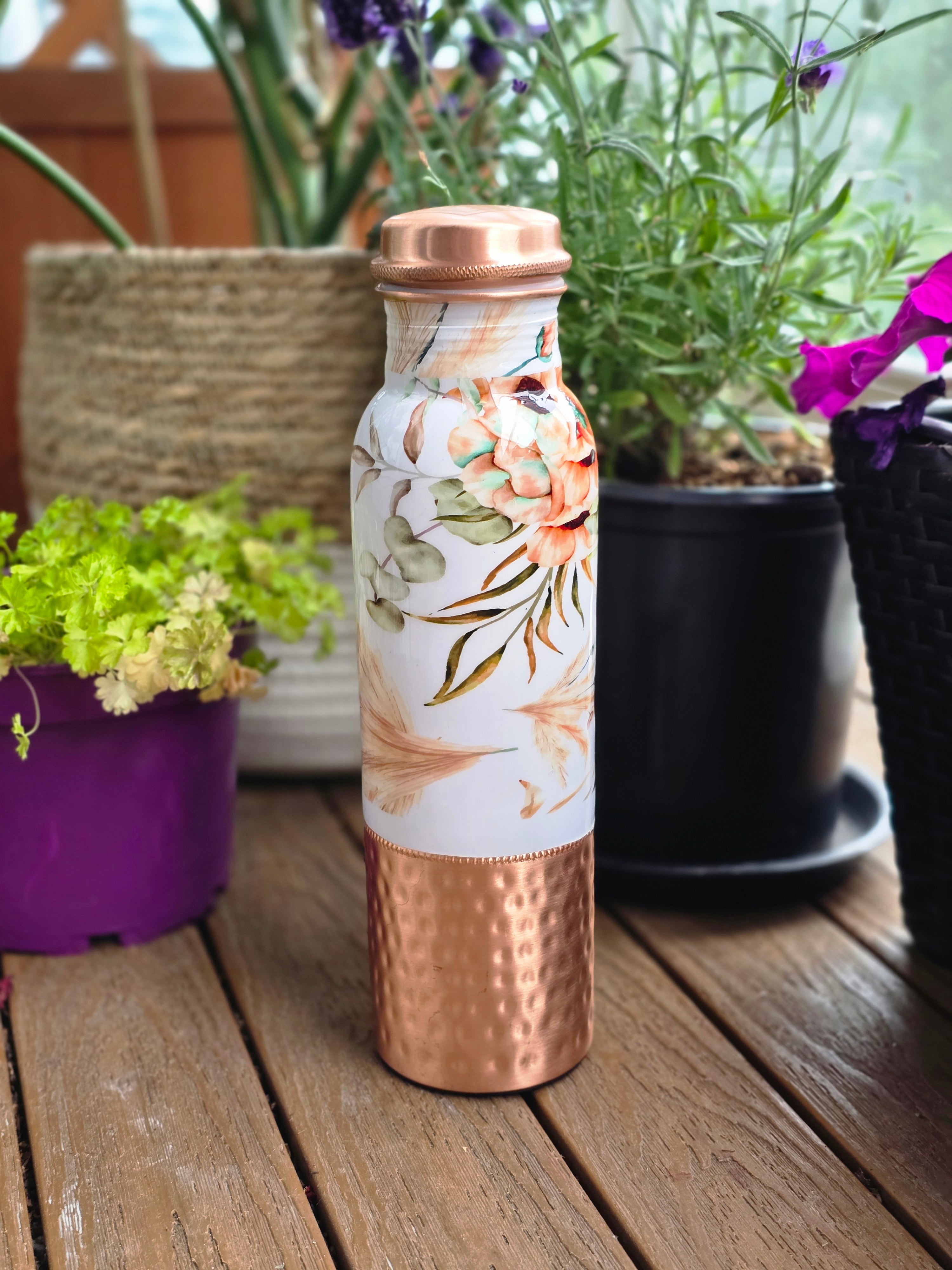 Copper Bottle- Timbat | 950ML | 32.12 Oz – Cu-Ayura